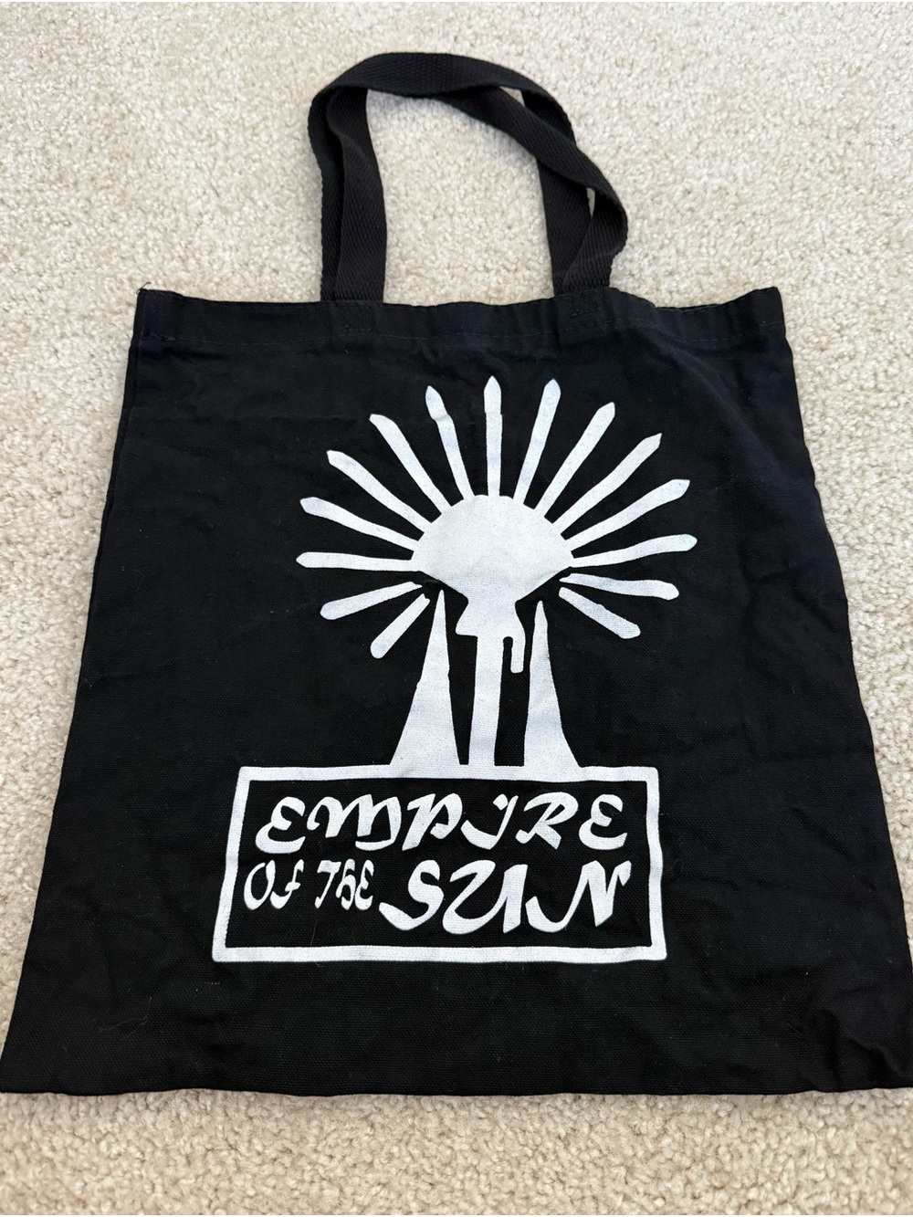 Empire of the Sun Band Tote Bag - Black Canvas
